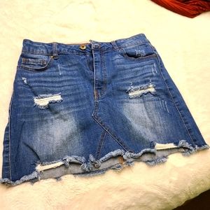 Medium mini Jean skirt
